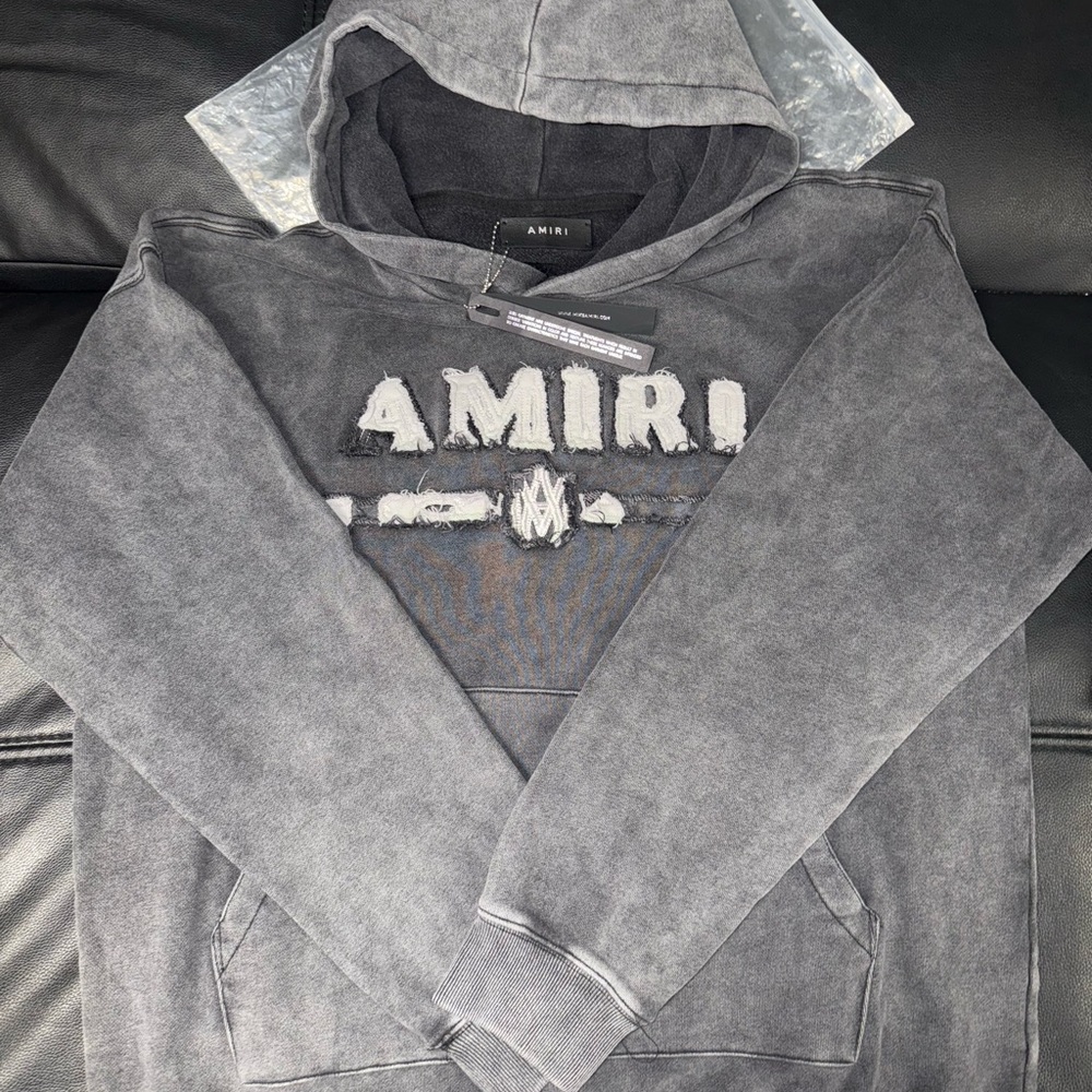AMIRI Gray Sweatshirt Hoodie Casual Streetwear